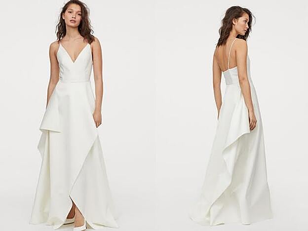 Este vestido de novia de H&M está rebajado a 149 euros.