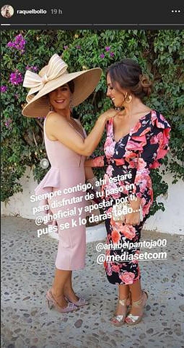 Raquel Bollo ha querido demostrar su apoyo incondicional a Anabel Pantoja