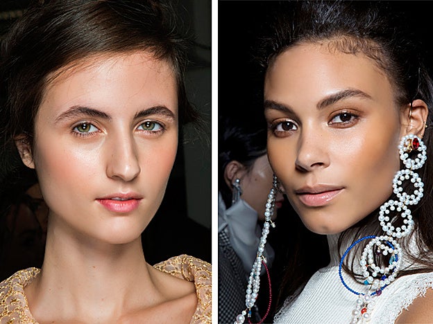 Diseñadores como Shrimps y Prabal Gurung apuestan por una piel jugosa y saludable para la próxima temporada otoño-invierno.