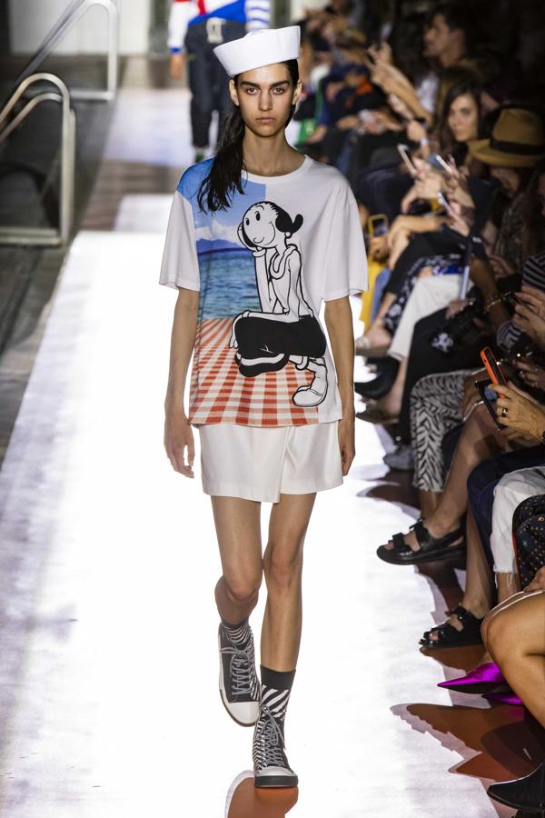 Desfile de primavera/verano 2020 de Benetton.