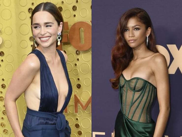 Fotos: Emilia Clarke y Zendaya, entre las mejor vestidas de la alfombra roja de los Emmy 2019