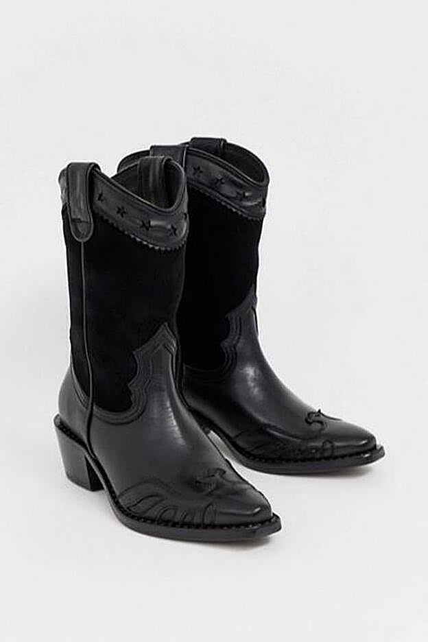 Con estas botas cowboy de Asos puedes copiar las de Sara Carbonero.