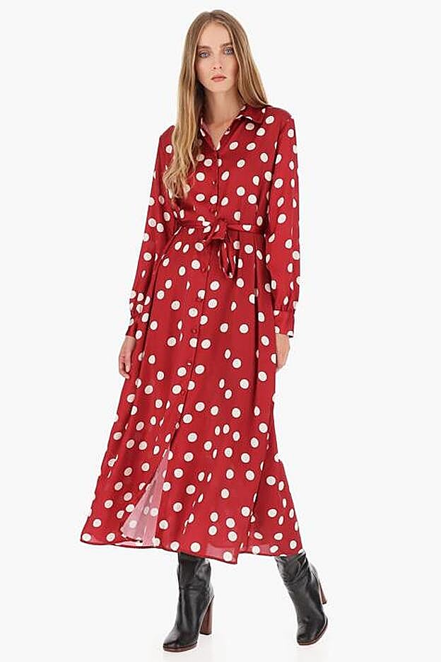 El vestido de lunares que Alba Díaz llevó a la Semana de la Moda de París.