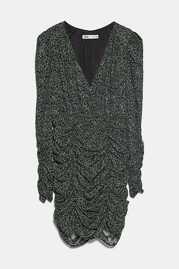 Este es el vestido de Zara que ha escogido Rocío Osorno (29,95 euros).