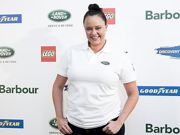 Shaila Dúrcal en la presentación ayer del Discovert Challenge de Land Rover.