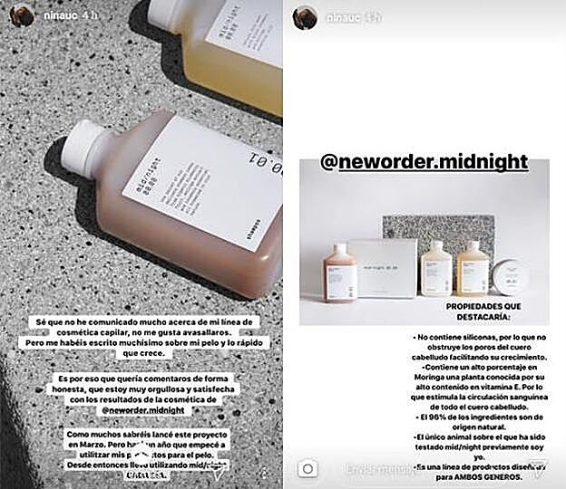 Nina Urgell ha compartido con sus seguidores, ese secreto beauty con el que consigue que su cabello crezca má rápido.