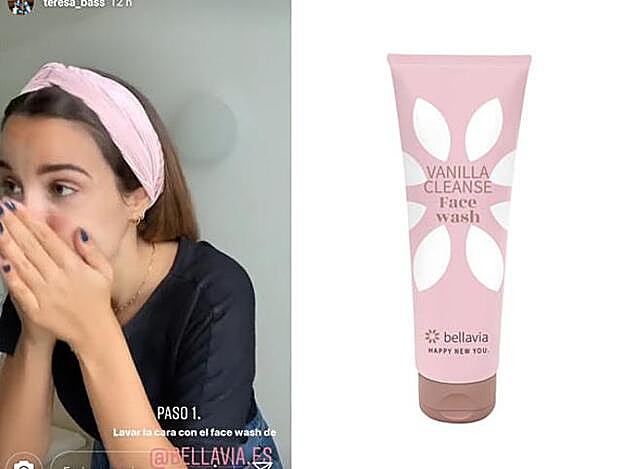 Gel limpiador Vainilla Cleanse Face Wash de Bellavia, 20,92 EUR.