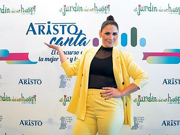Rosa López durante la presentación de la campaña.