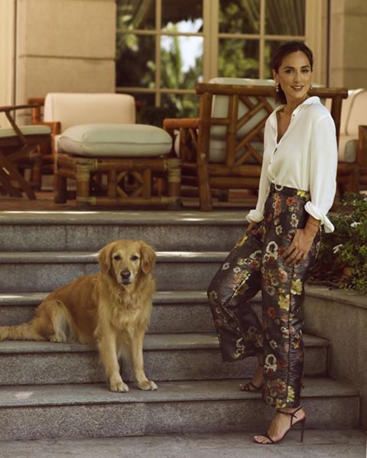 ¿Y si te decimos que  este pantalón tan especial de Tamara Falcó es súper low cost  y está a la venta en H&M?