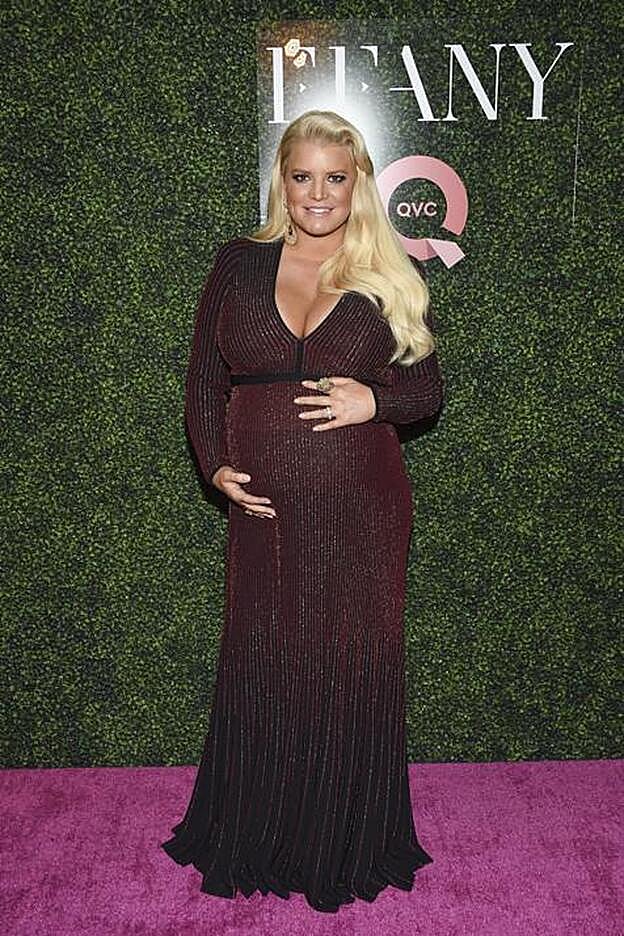 Jessica Simpson durante su último embarazo