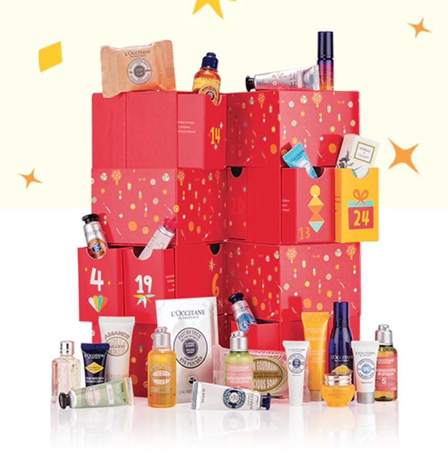 Champús, sérums, crema de manos, eau de toilette... La segunda versión de la firma beauty francesa es un espectacular calendario de Adviento con forma de divertida cajonera que hará las delicias de los aficionados a la cosmética natural. Tiene un valor de 106,50 euros y cuesta 99 euros. Entre los 24 productos hay cuatro cremas de manos y un bálsamo para la misma zona del cuerpo.