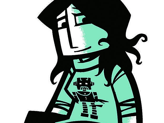 Cristina Durán, dibujada por ella misma.