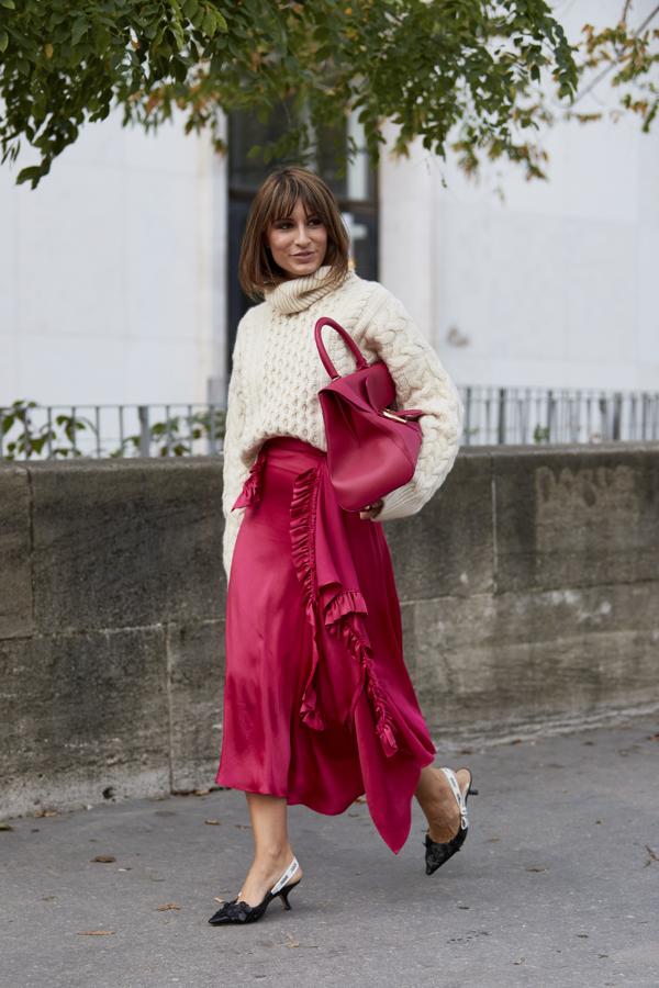 No nos cansamos de hablar de ellas, tanto para  looks de noche  como de día. Para llevarlas a pleno sol, combínalas con un jersey de punto gordo para un contraste sobresaliente.