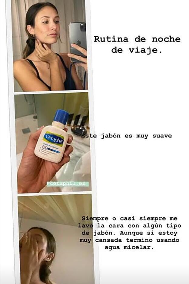 Captura del stories de Gracie Villareal.