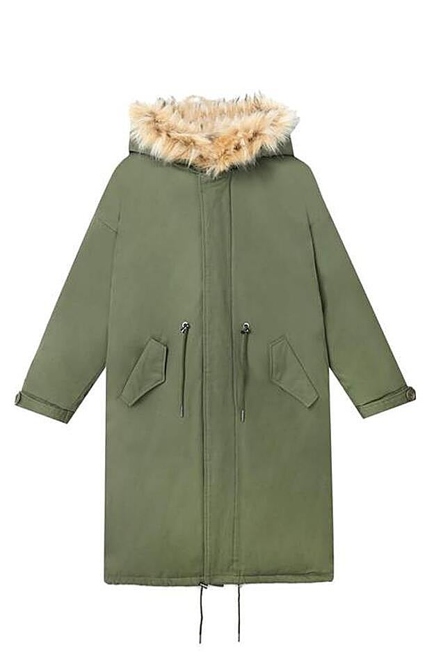 La parka más abrigadita de la nueva colección de Stradivarius se está ampezando a agotar en algunas tallas.