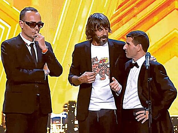 EL momento en el que Risto da su pase de oro en 'Got Talent'.