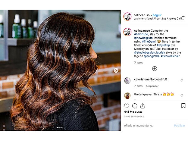 El colorista Colin Caruso ha creado la coloración Brown Ale después de acudir a una cervecería, donde se tomó una pinta Ale.