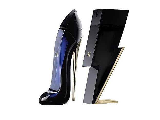 Al éxito en perfumería que ha supuesto Good Girl se une ahora el rayo incesante de Bad Boy. Ambos de Carolina Herrera.
