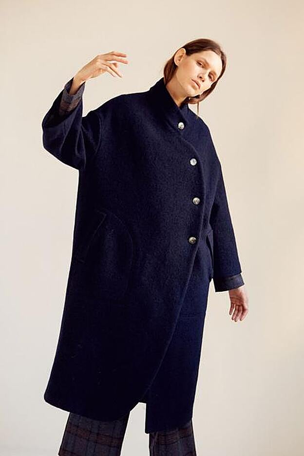 Un look de la última colección "lenta" de la firma española Mónica Cordera.