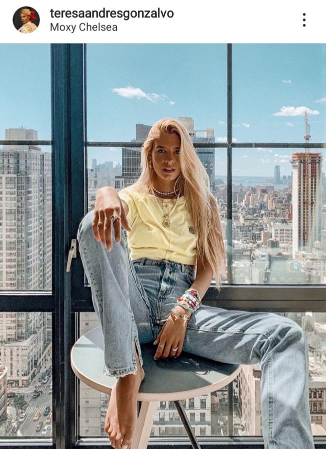 Teresa Andrés Gonzalvo no se separa de su melena extralarga y casi siempre opta por llevarla al natural. Eso sí, esa apariencia casi perfecta tiene truco y es que en más de una ocasión ha revelado que para mantener su  cabello sano y brillante  procura utilizar productos que protejan e hidraten al máximo su melena.