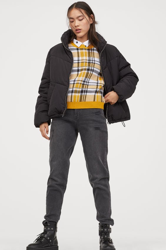 Chaqueta puffy corta de H&M. (29,99 euros).