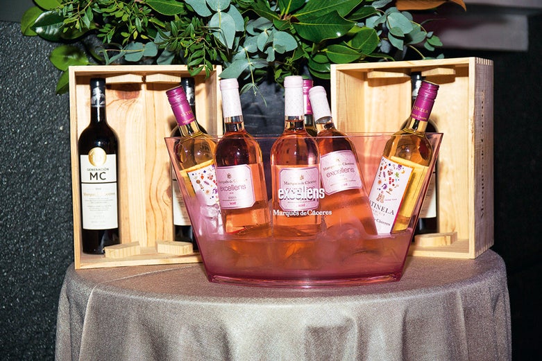 Marques de Cáceres puso los vinos para brindar en el encuentro.