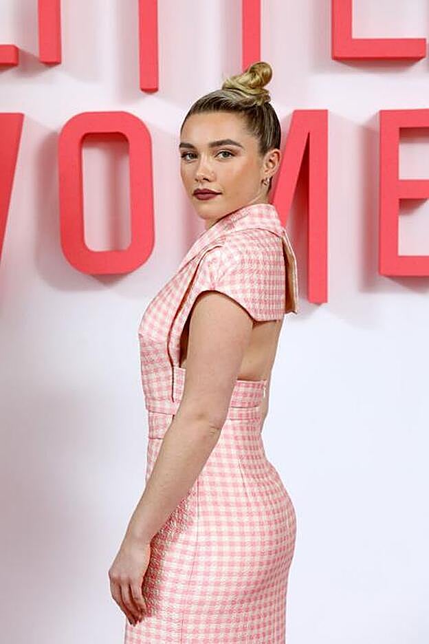 Florence Pugh, Amy March en Mujercitas.