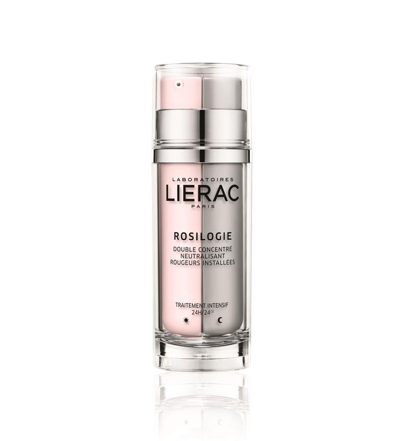 Si tu problema son las rojeces, necesitas este doble concentrado para hacer frente a la reactividad de la piel enrojecida y sensibilizada. La textura activa de día es un sérum-fuido verde para un efecto difuminador instantáneo, enriquecido con un agente termo-regulador para calmar los acaloramientos de forma duradera. De noche, sérum-gel aterciopelado con efectos fortalecedores y reconfortantes inmediatos. (44,90 €).