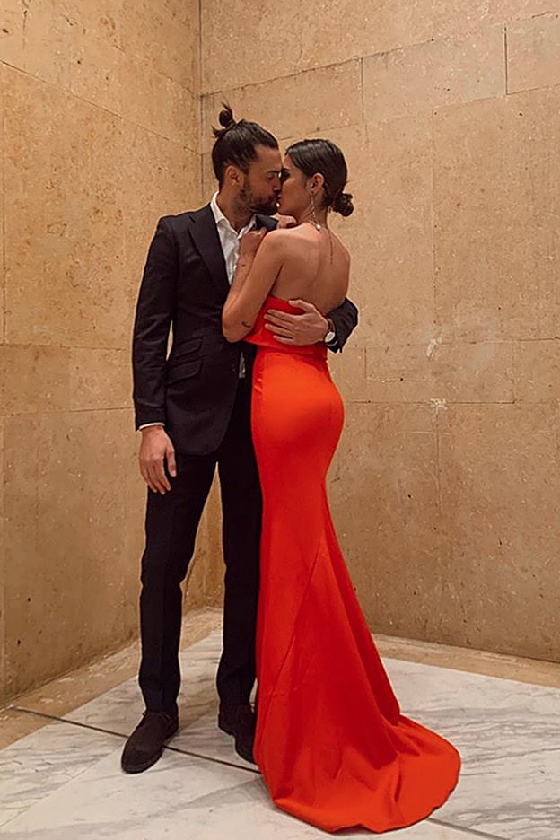 Una romántica foto de Mery Turiel junto a su novio, Santiago Silva Sáenz De Tejada.