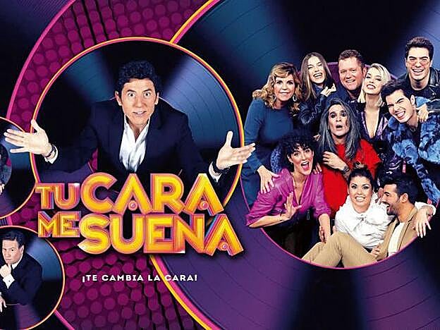 Cartel de la nueva temporada de 'Tu cara me suena', en Antena 3.
