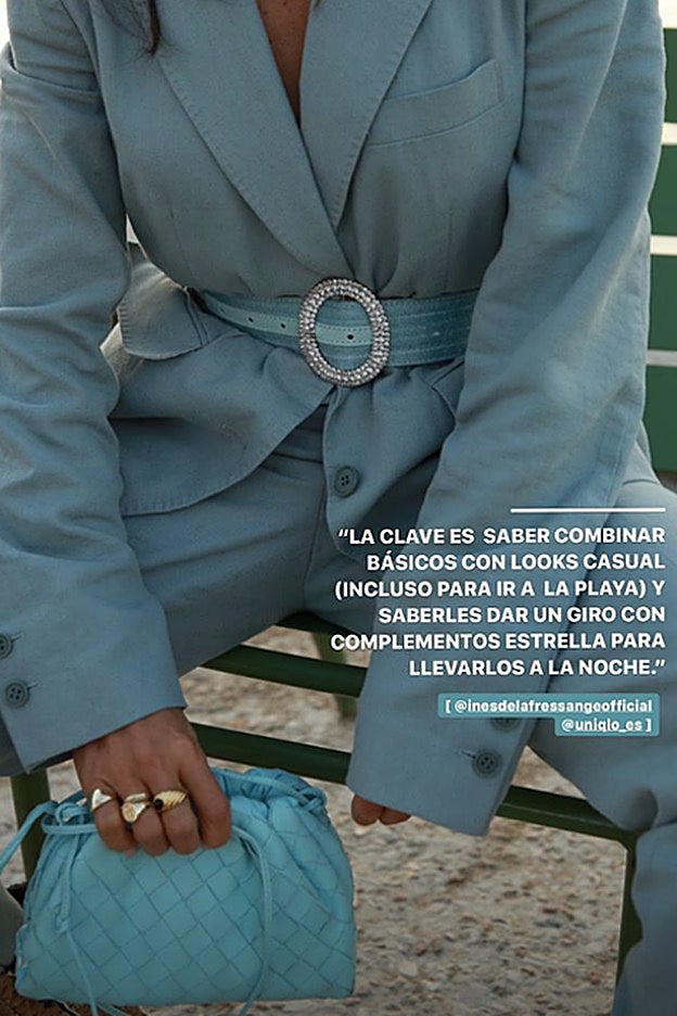 Paula Ordovás desvela en Instagram su truco para que las prendas básicas funcionen tan bien: accesorios de lujo.