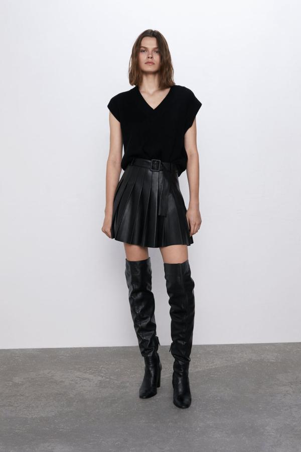 Fotos: Flechazo con las prendas efecto piel de la nueva colección de Zara