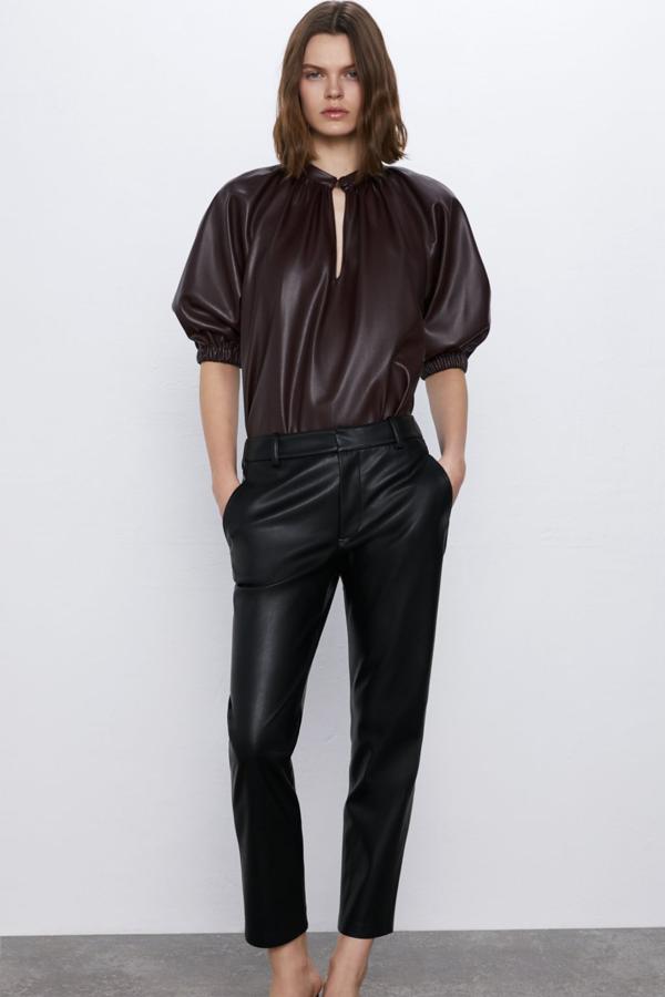 Fotos: Flechazo con las prendas efecto piel de la nueva colección de Zara