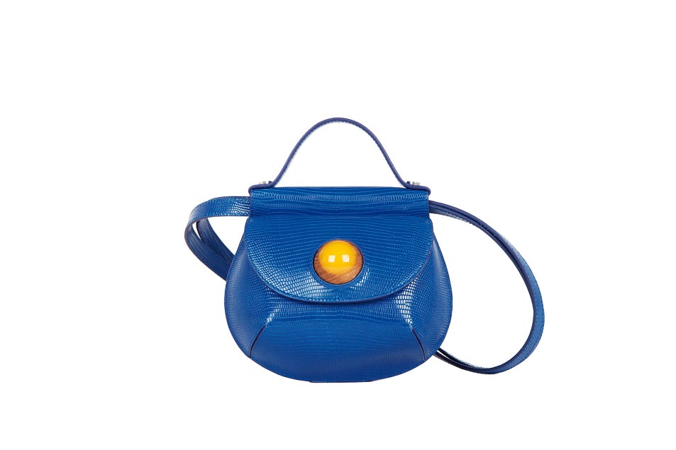 Bolso con cierre de madera de Marni.