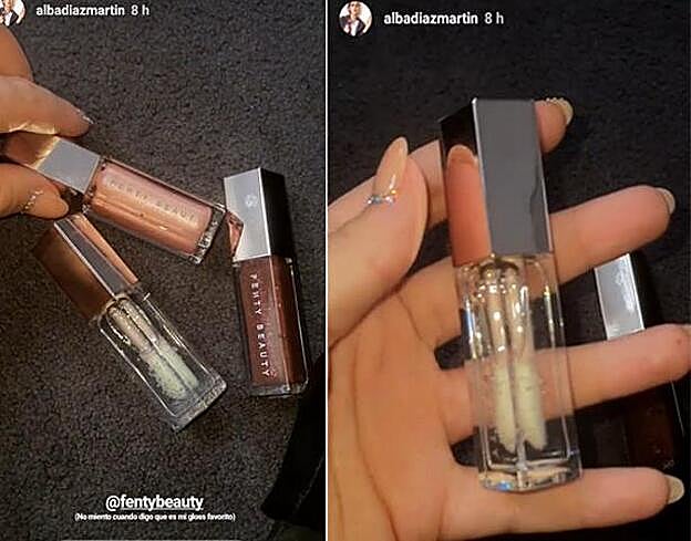 Alba Díaz ya se ha hecho con los tres nuevos tonos de la gama Gloss Bomb.