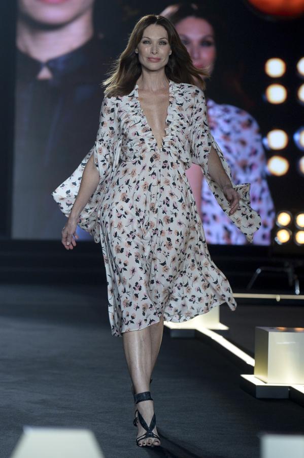 Cristina Piaget en el desfile de L'Oréal Paris de la MBFWM.