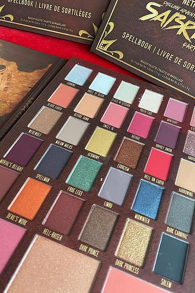 Algunos de los tonos de la paleta.