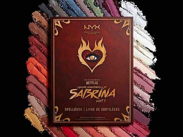 Exterior de la paleta de sombras.