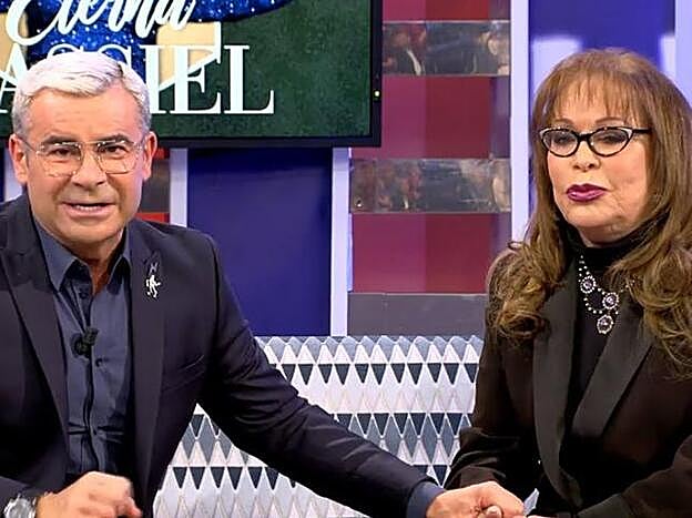 Massiel junto a Jorge Javier Vázquez durante su entrevista en 'Sábado Deluxe'.