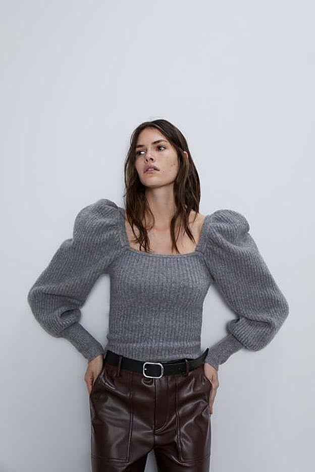 El jersey en el catálogo de Zara.