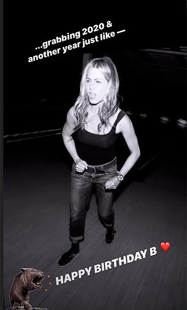 Esta es la felicitación de cumpleaños de Justin Theroux a Jennifer Aniston.