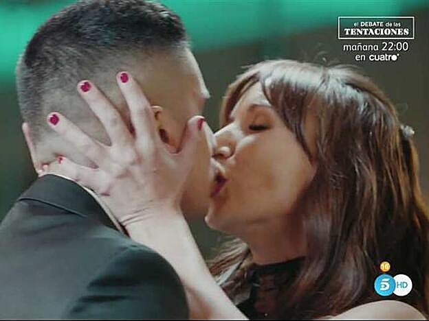 El beso con el que Fani y Christofer sellaban su reconciliación ante las cámaras-