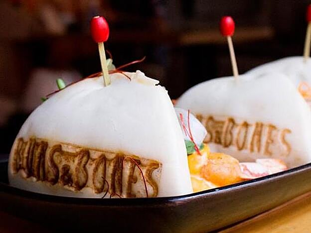 Baos del restaurante Buns & Bones