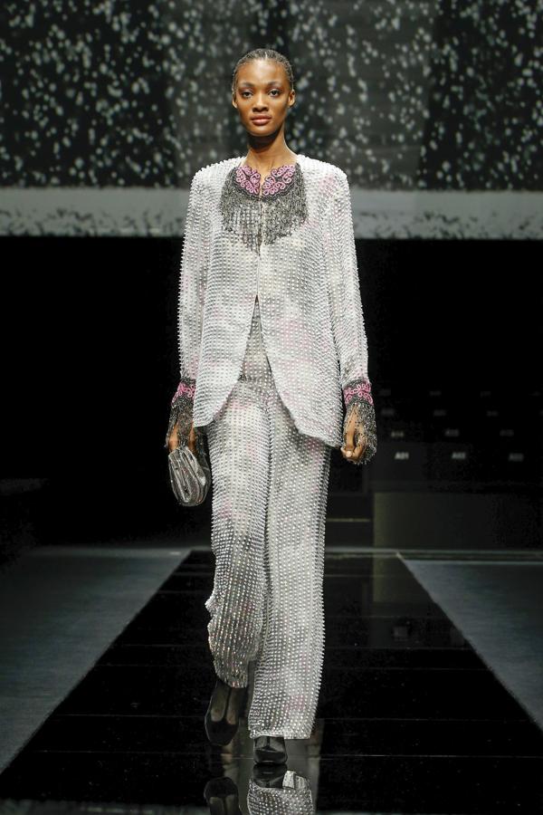 Desfile de Giorgio Armani.