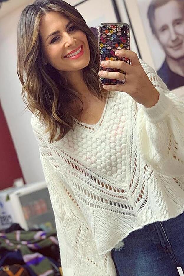 Nuria Roca en otra de las imágenes que publicó en su cuenta.