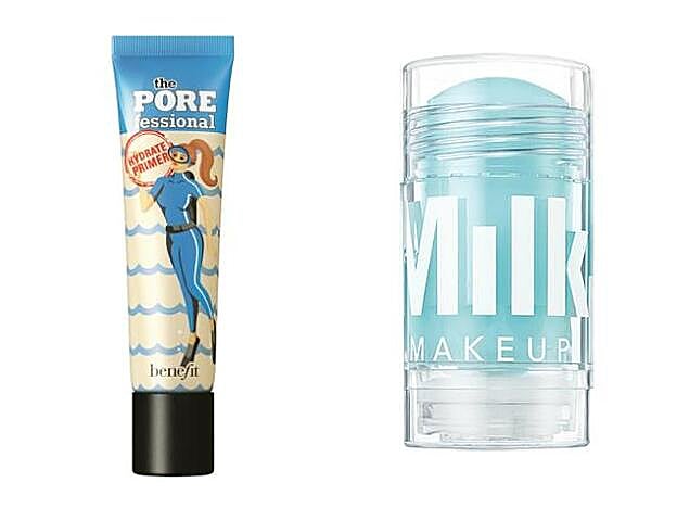 1. The POREfessional Hydrate Primer de Benefit (35 euros). 2. Cooling Water de Milk Makeup (22,95 euros). En Sephora.