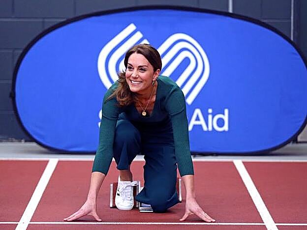 Middleton demostró que está preparada para cualquier tipo de evento, una vez más.