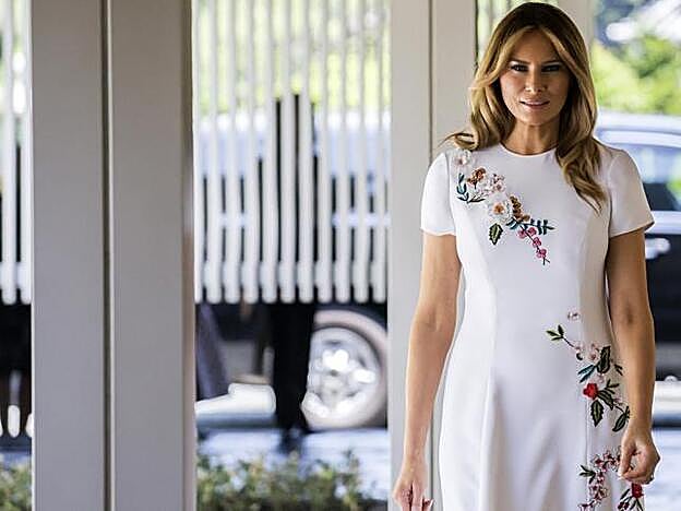 Melania Trump soplará las velas el próximo abril.