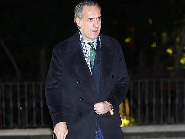 Jaime de Marichalar, entre los rostros conocidos que acudieron a dar el último adiós a Plácido Arango.