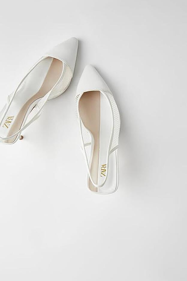 Los zapatos, en el catálogo de Zara.